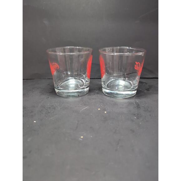 Coca Cola Drinking Glass Set, Toronto Police 1957, Whiskey Glasses, Vtg Glasses - Picture 4 of 9